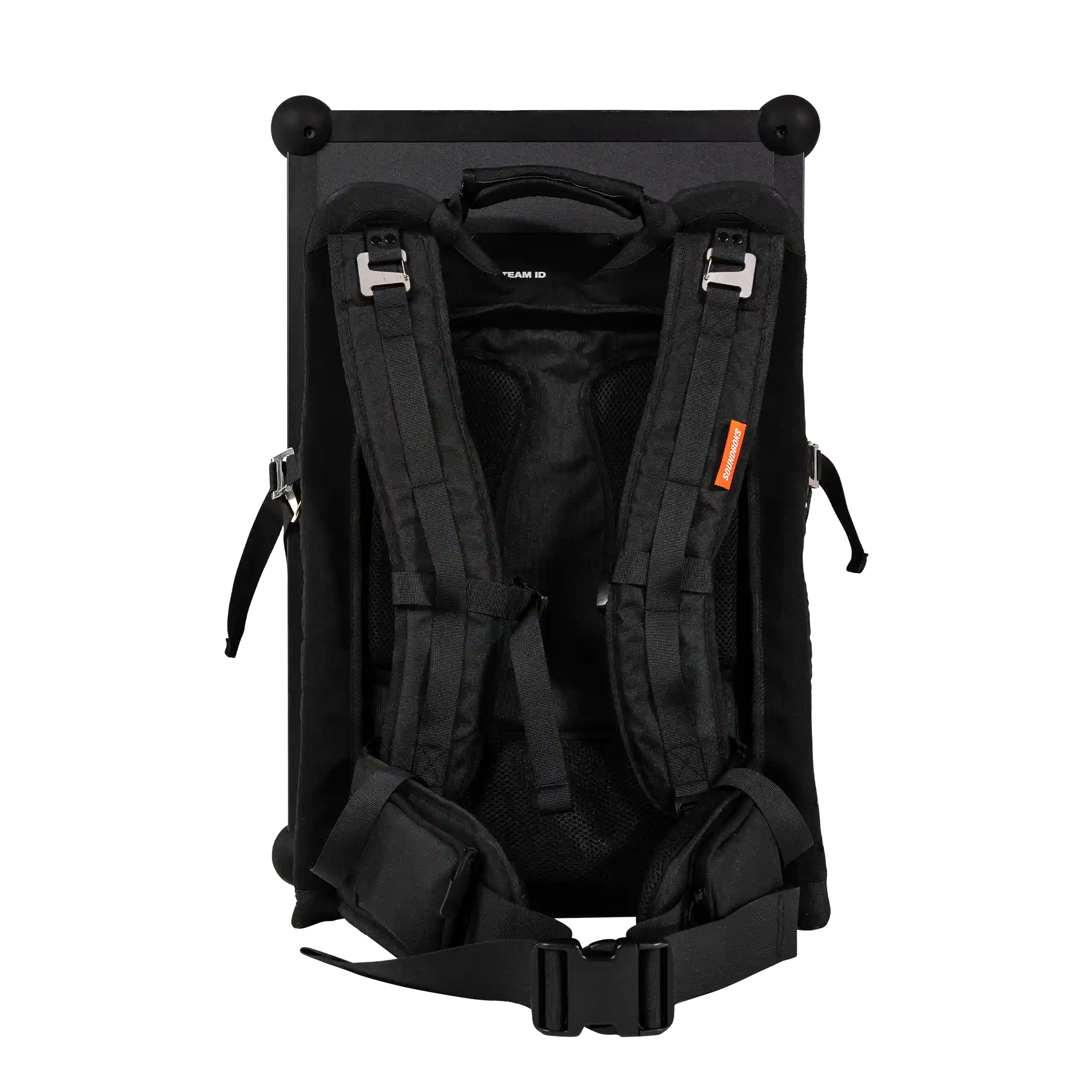 Soundboks 4 in The Backpack from the back