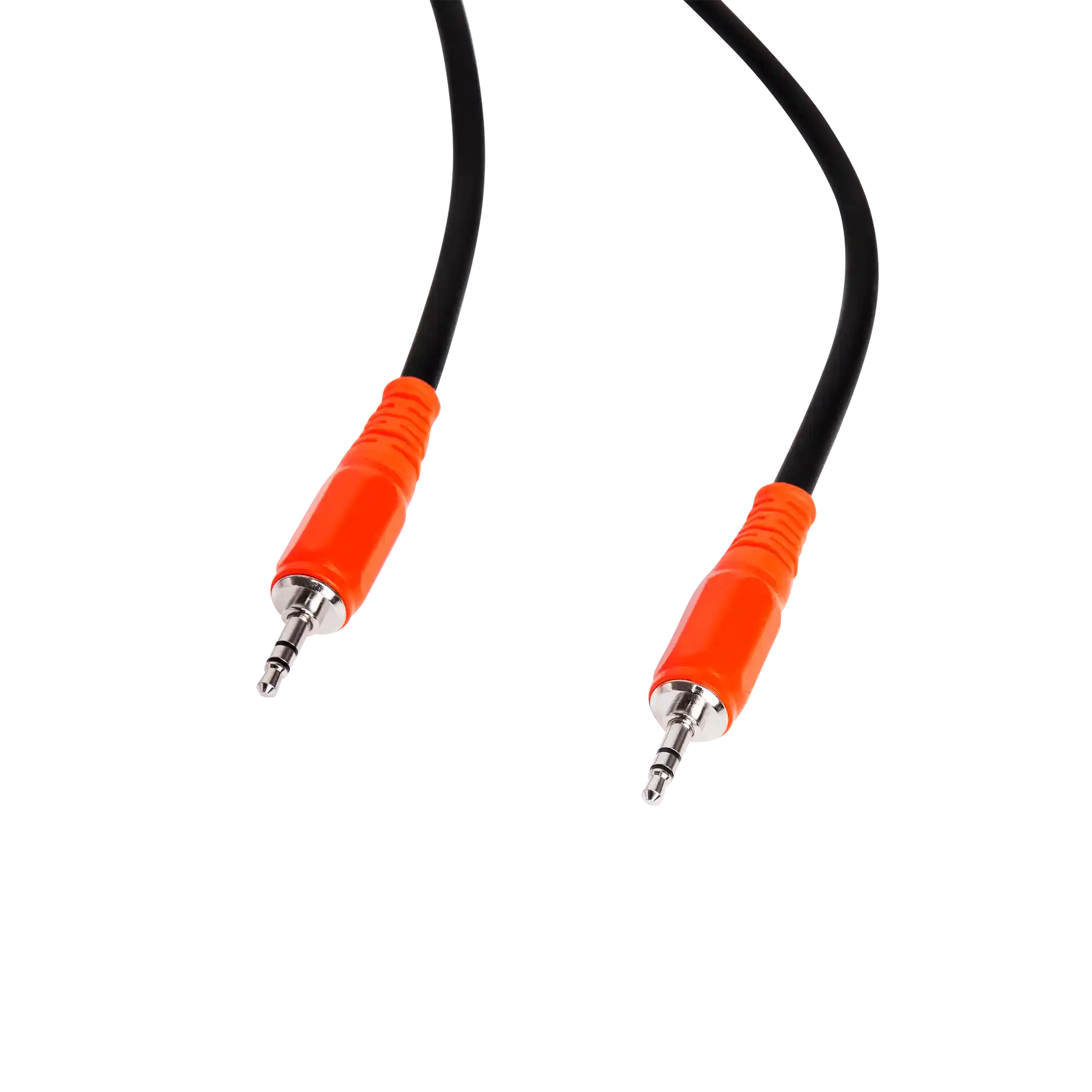 AUX Cable with SOUNDBOKS branded colors close up