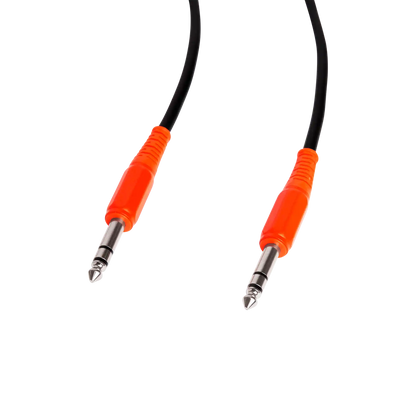 TRS Cable with SOUNDBOKS branded colors close up